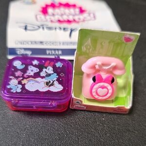Mini Brands Disney Minnie Mouse Pink Phone and Purple Box Set